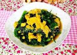 菠菜炒鸡蛋