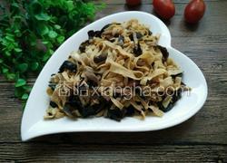 木耳干豆腐炒肉丝