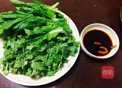 海鱼卷小白菜的做法图解1