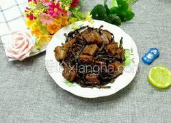 缸豆干红烧肉