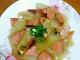 冬瓜炒火腿