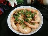 蒜蓉粉丝蒸开边虾的做法[图]