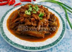 油焖肉末茄子