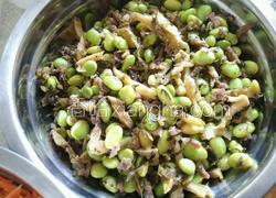 雪菜榨菜毛豆炒肉丝