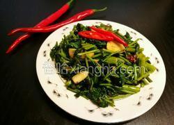 空心菜爆豆鼓