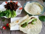 京酱肉丝卷饼