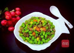 嫩黄豆炒瘦肉的做法图解10