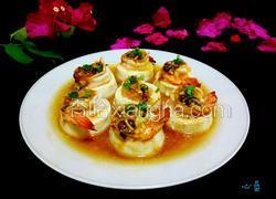 豆腐蒸虾