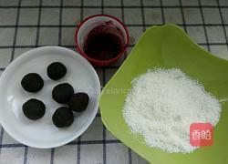 红豆沙糯米球的做法图解1