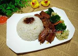 照烧鸡排饭
