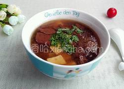 豆腐猪血汤