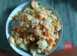 香芋腊肠虾仁饭（潮汕香饭）的做法图解4