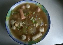 冬瓜丸子粉丝汤