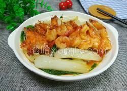 白菜炒大虾