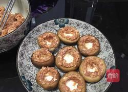 鹌鹑蛋肉糜蒸蘑菇的做法图解1