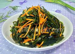 胡萝卜炒海带丝