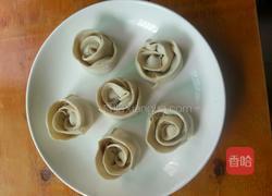 玫瑰花饺子的做法图解4