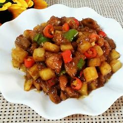 黑椒炒鸭丁的做法[图]
