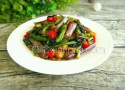 紫苏叶茄子炒豆角