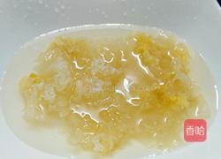 枸杞子雪耳炖椰子的做法图解3
