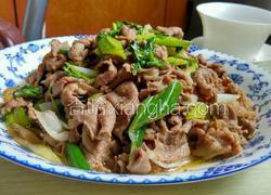 大葱炒羊肉