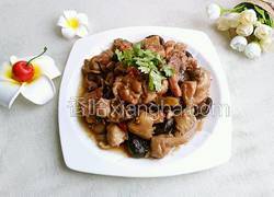 香菇炒鸡腿