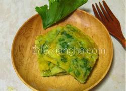 芹菜叶煎饼