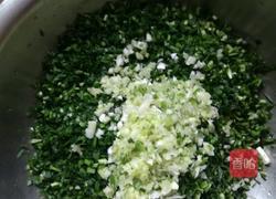 韭菜鸡蛋水饺的做法图解3