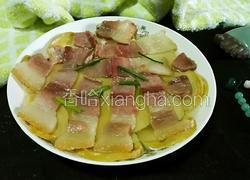 咸肉蒸素鸡