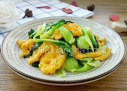 青菜炒鸡蛋