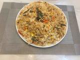 胡萝卜玉米虾仁炒饭