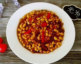 黄豆芽炒肉皮[图]