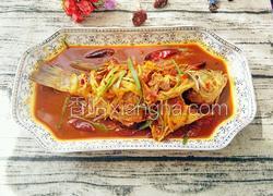 豆瓣酱烧鲈鱼