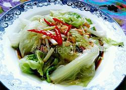 白灼圆生菜