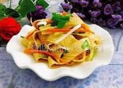 凉拌油豆腐皮