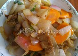 胡萝卜回锅肉