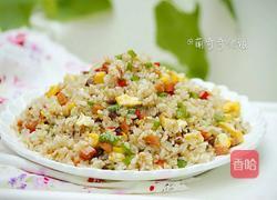 五彩火腿炒饭的做法图解8
