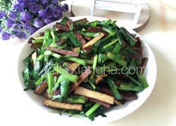 韭菜炒香干