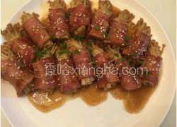 五花肉金针菇卷