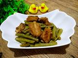 四季豆烧排骨