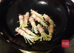 培根金针菇卷的做法图解4