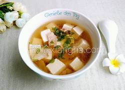 豆腐肉片汤
