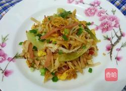 蛋炒粉的做法图解7