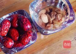 红枣葡萄香蕉蜂蜜糯米糕的做法图解2