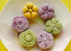 冰皮月饼(紫薯南瓜抹茶)