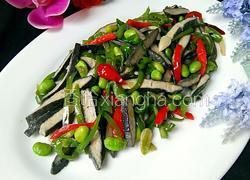 臭豆腐烧毛豆