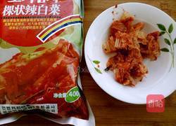辣白菜五花肉炒饭的做法图解1