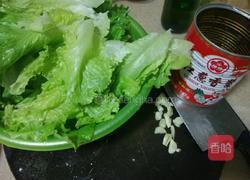 炒生菜的做法图解1