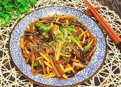 茭白炒鳝丝