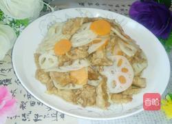 藕炒肉片的做法图解5